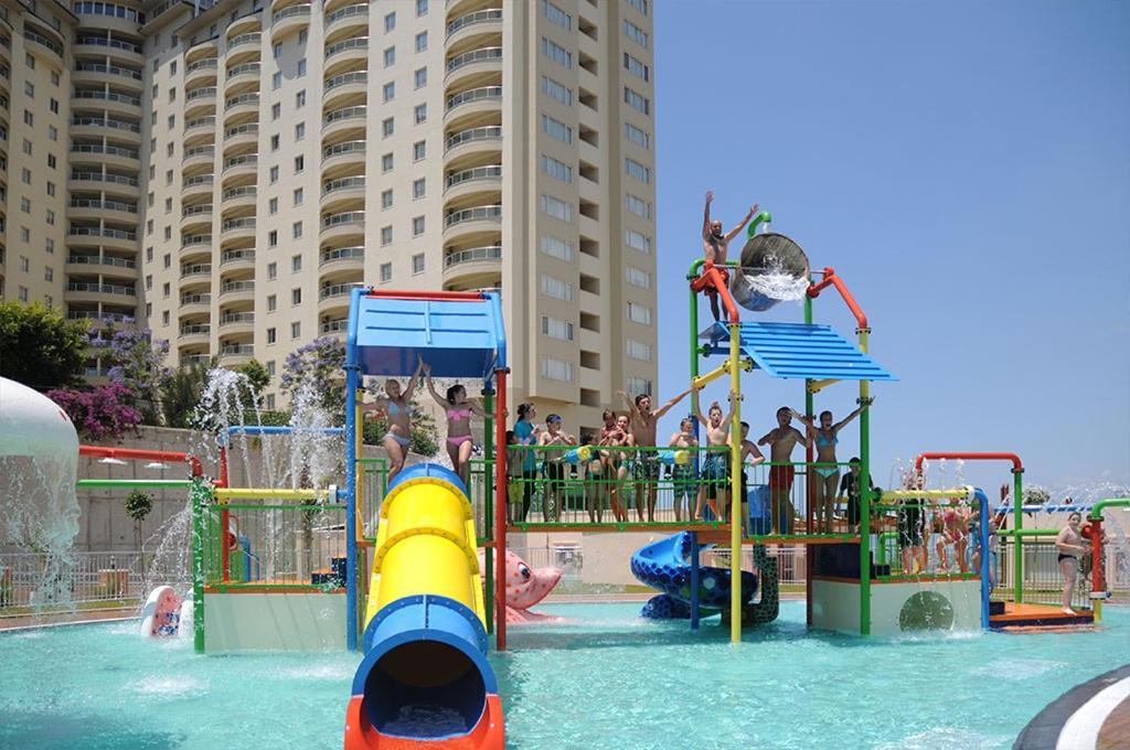 Aparthotel In Goldcity In The Main Building With Amazing View Kargicak Mahmutlar With Private
